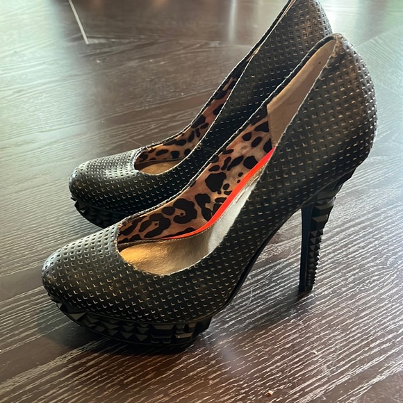 Rachel Zoe leather platform pumps - Picture 1 of 8